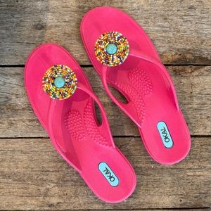 Brand New OKA b. Flip Flop Sandals Size S Fits 5.5 - 6.5